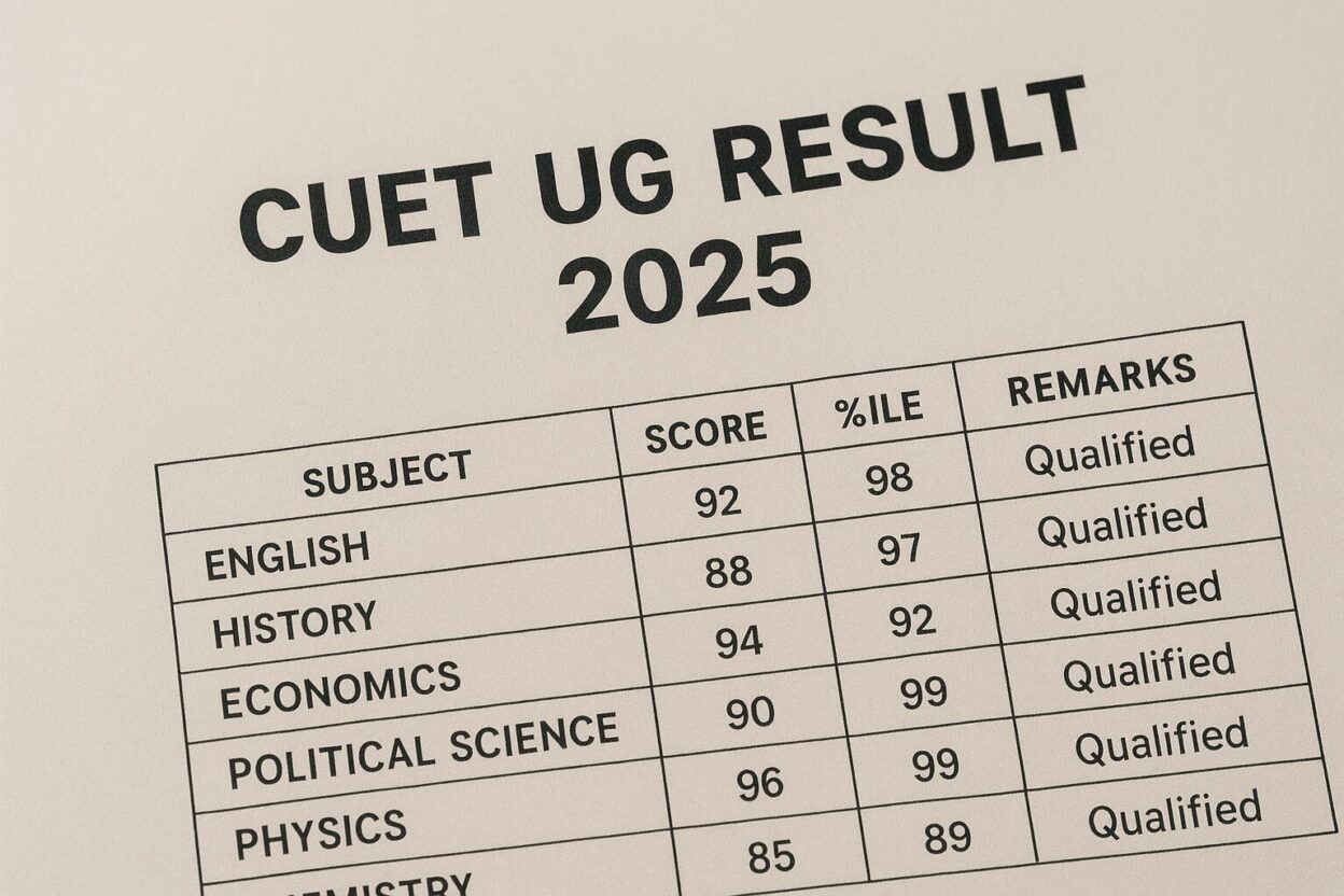 CUET UG Result 2025