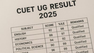 CUET UG Result 2025