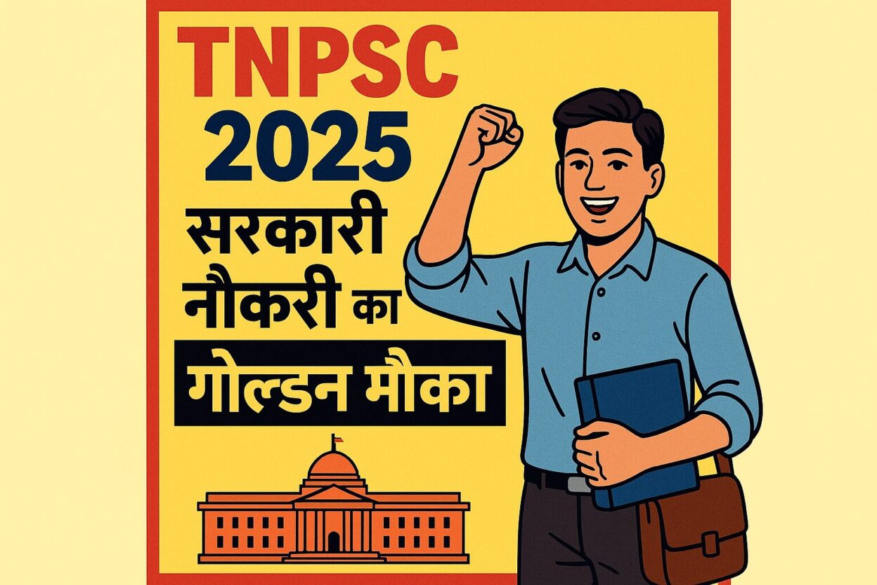 TNPSC 2025 – सरकारी नौकरी का गोल्डन मौका